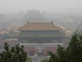 Smog in Beijing (Bron: Wikipedia)