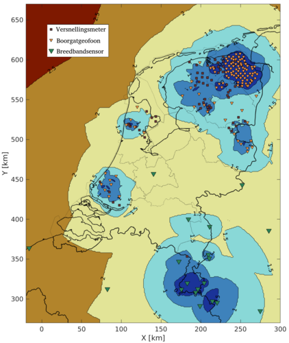 Seimische stations in Nederland