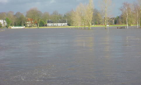 Overstroming december 2002 bij Breda