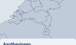 Kaart met aardbevingen 