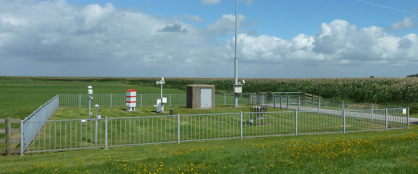 Automatisch weerstation Stavoren (Bron: Geuko Boog)
