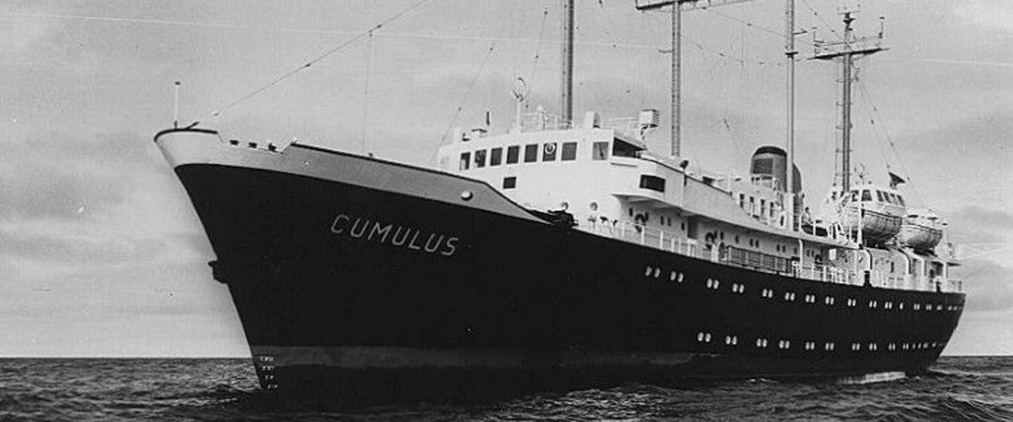Het laatste Nederlandse weerschip Cumulus (Bron: RTV Utrecht)