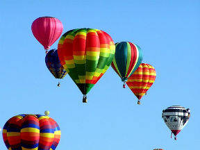 Voor de ballonvaart is weerinformatie erg belangrijk.