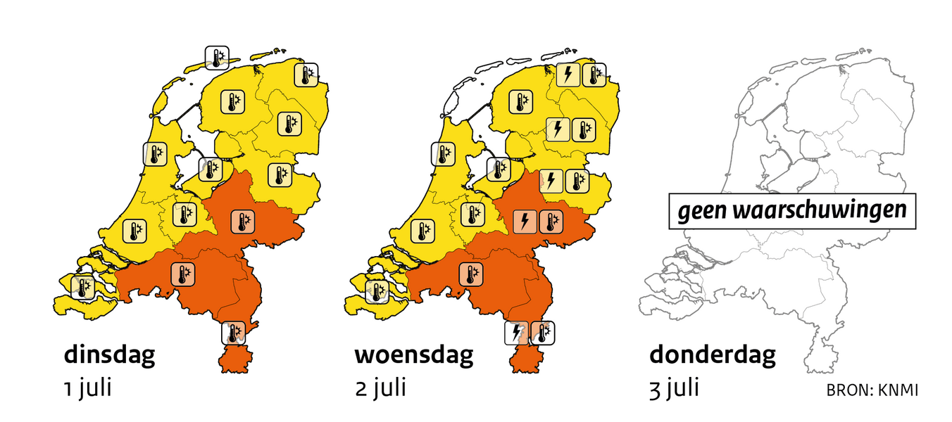 Code Rood Knmi Hitte KNMI - Liveblog: hitte en onweersbuien vanaf eind juni 2025