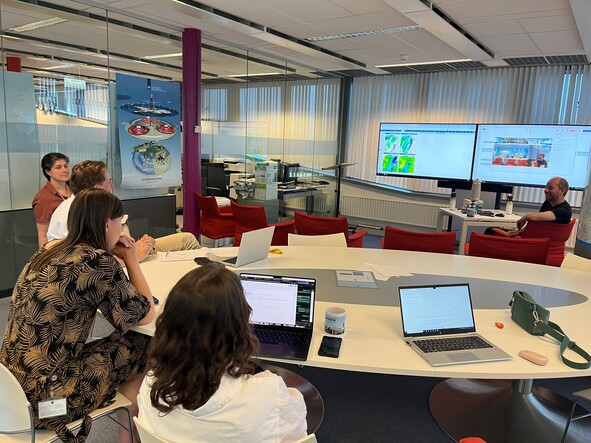 foto van expertteam op het KNMI