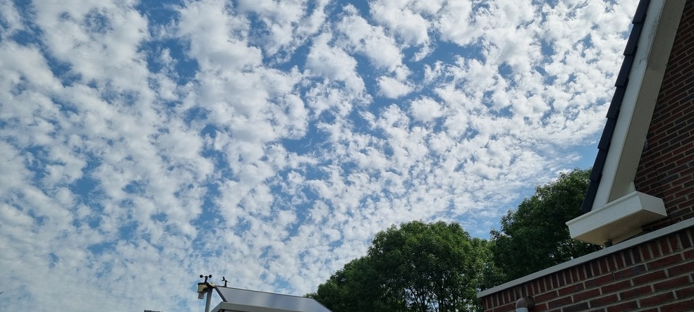 foto van floccuswolken