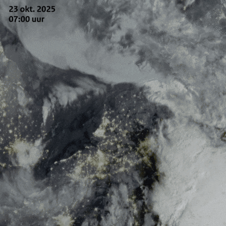 Bewegend beeld van een satelliet 