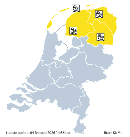 afbeelding van provincies met code geel