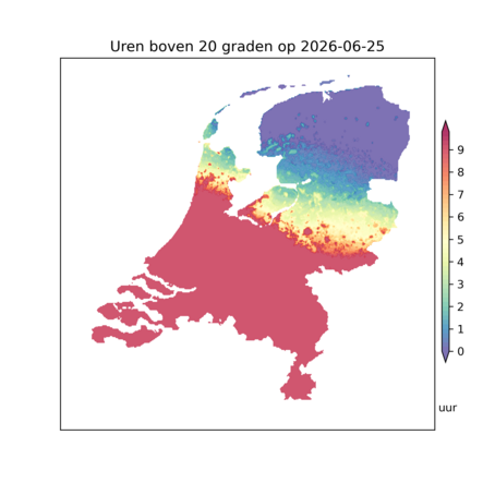 kaart van nederland