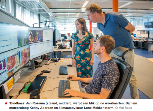 foto van de weerkamer in het ad 
