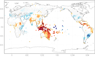 Neerslageffecten van El Niño in september-november.
