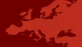 illustratie kaart van europa