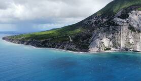 Foto van het eiland Sint Eustatius