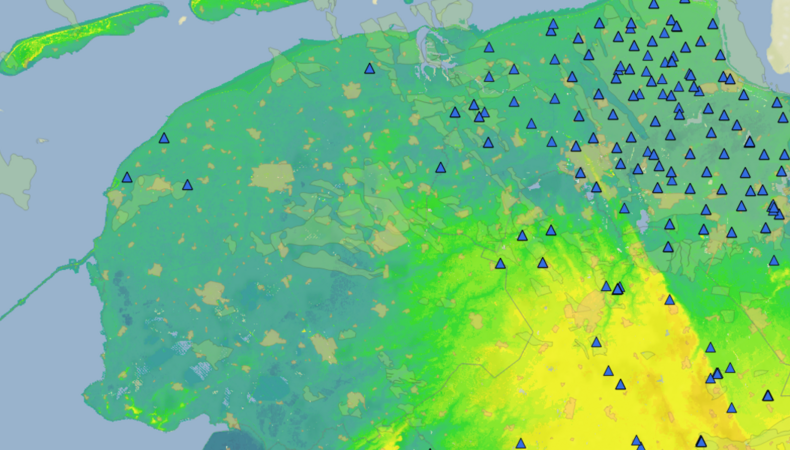 seismisch meetnetwerk noord Nederland 