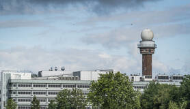 foto van het KNMI gebouw