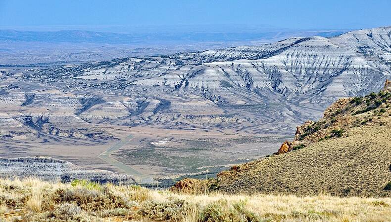 Eocene deposits in Wyoming