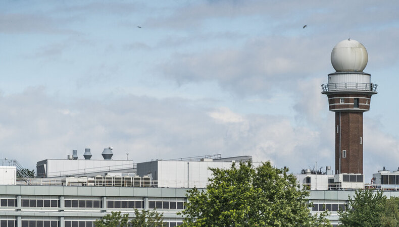 foto van het KNMI gebouw