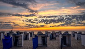 Zonsondergang bij Katwijk aan zee