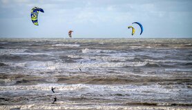 Zandvoort na storm Benjamin op 24 oktober 2025