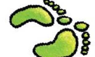 groene voetstappen