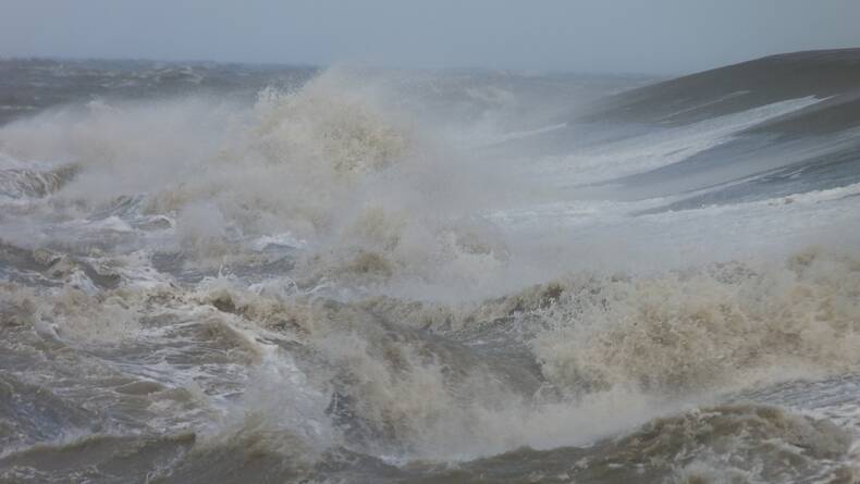 Storm op de Waddenzee (foto: Jannes Wiersema)