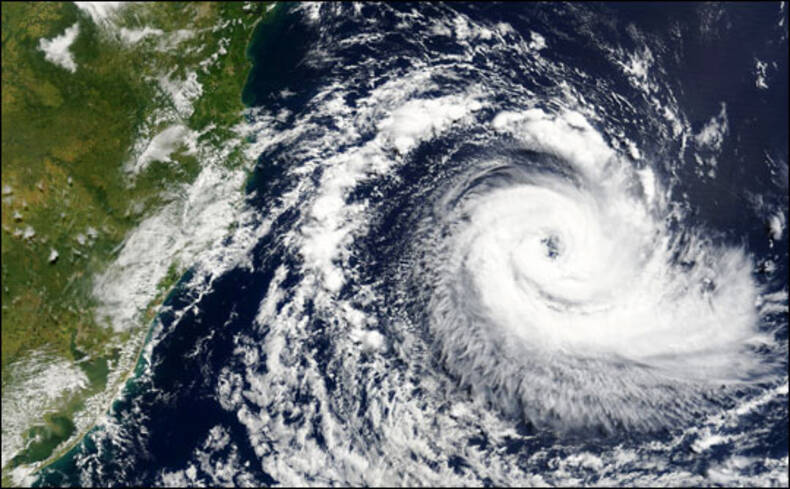 foto tropische cycloon