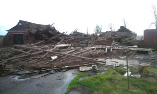 De storm van 28 oktober richtte veel schade aan (foto: Jannes Wiersema)