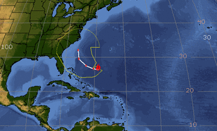 Verwachting hurricane Jeanne (laatste update 22 sep)