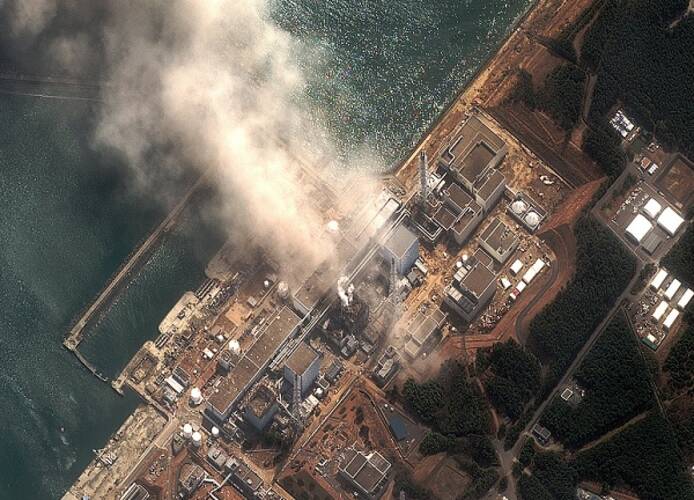 Beelden van de Fukushima Daiichi kernreactor (Foto: AFP /HO/DigitalGlobe/NRC)
