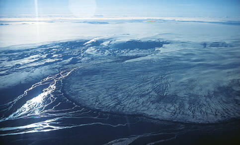 Vulkaan Bárdarbunga op IJsland (Bron: Icelandic Meteorological Office) 