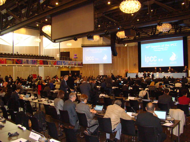 Veertigste IPCC-meeting in Kopenhagen. Bron: KNMI