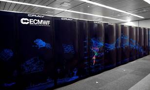 De supercomputers van het ECMWF. © ECMWF