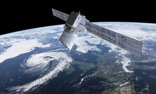 In 2017 wordt de Aeolus-satelliet gelanceerd die voor het eerst in de geschiedenis wereldwijd windprofielmetingen gaat doen vanuit de ruimte ©ESA