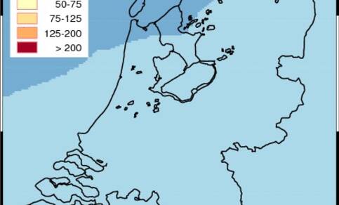 De fijnstofverwachting voor  Nederland voor woensdag 9 augustus toont een dag met relatief weinig vervuiling. Bij weinig wind en veel zon neemt de luchtverontreiniging in Nederland snel toe. Bron: RIVM/KNMI/TNO