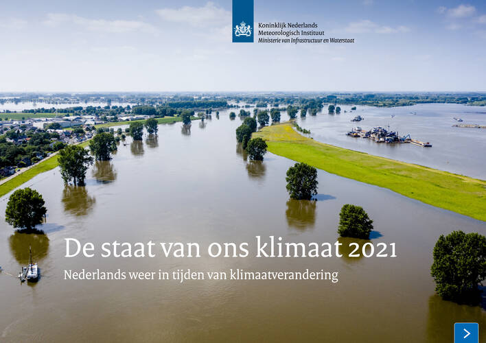 Omslag De staat van ons klimaat 2021 