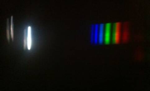 iSPEX spectrum van gepolariseerd licht. 
