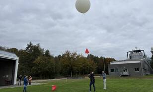 Ballon vlak voor oplating