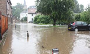 wateroverlast in mechelen in zuid-limburg