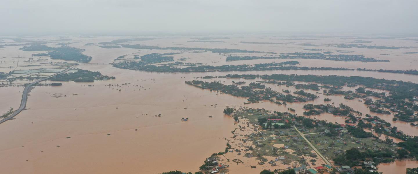 Overstromingen in Vietnam oktober 2020