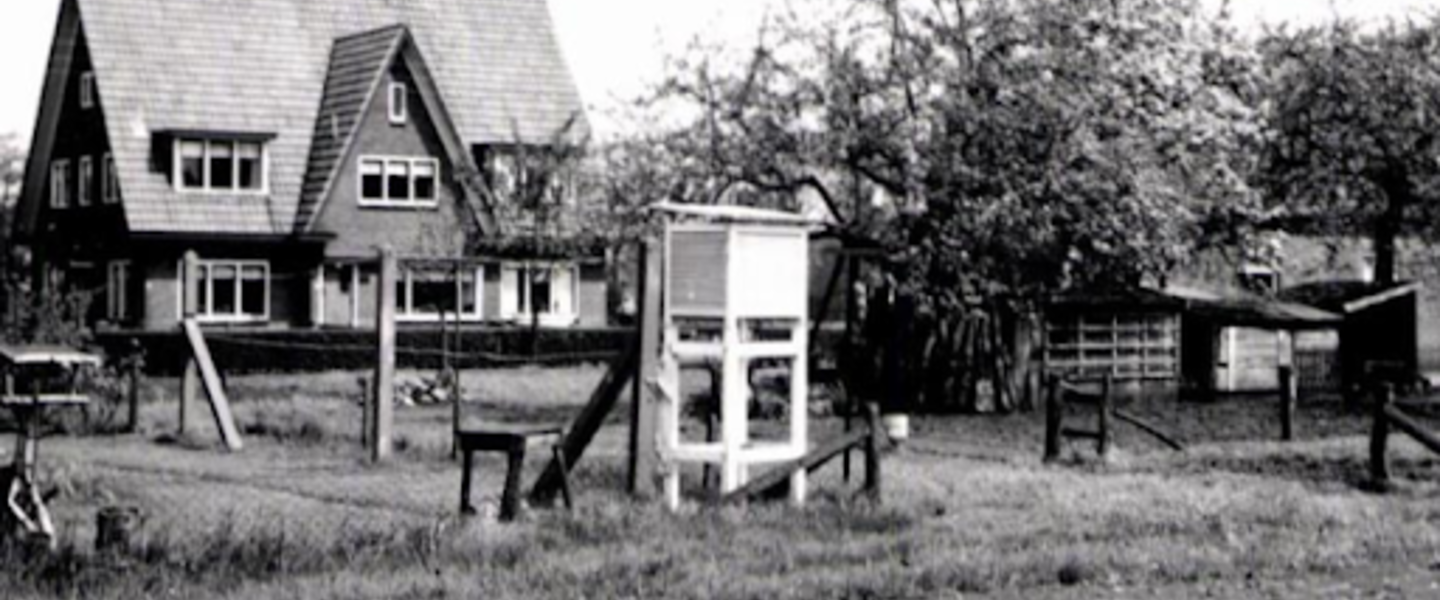 foto van het KNMI-weerstation in Winterswijk waar in 1942 de recordlage temperatuur werd afgelezen