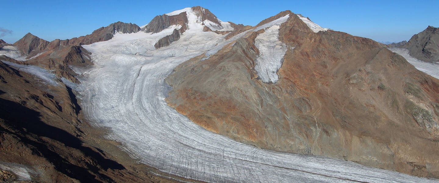 Webcam opname van de Oostenrijkse gletsjer Hintereisferner
