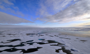 Arctisch zee-ijs