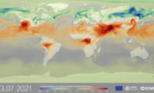 Still uit CO2 visualisatie