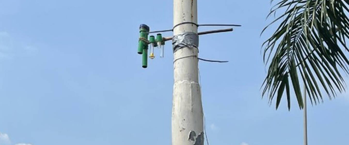 foto van Meetbuisjes in Kumasi in Ghana