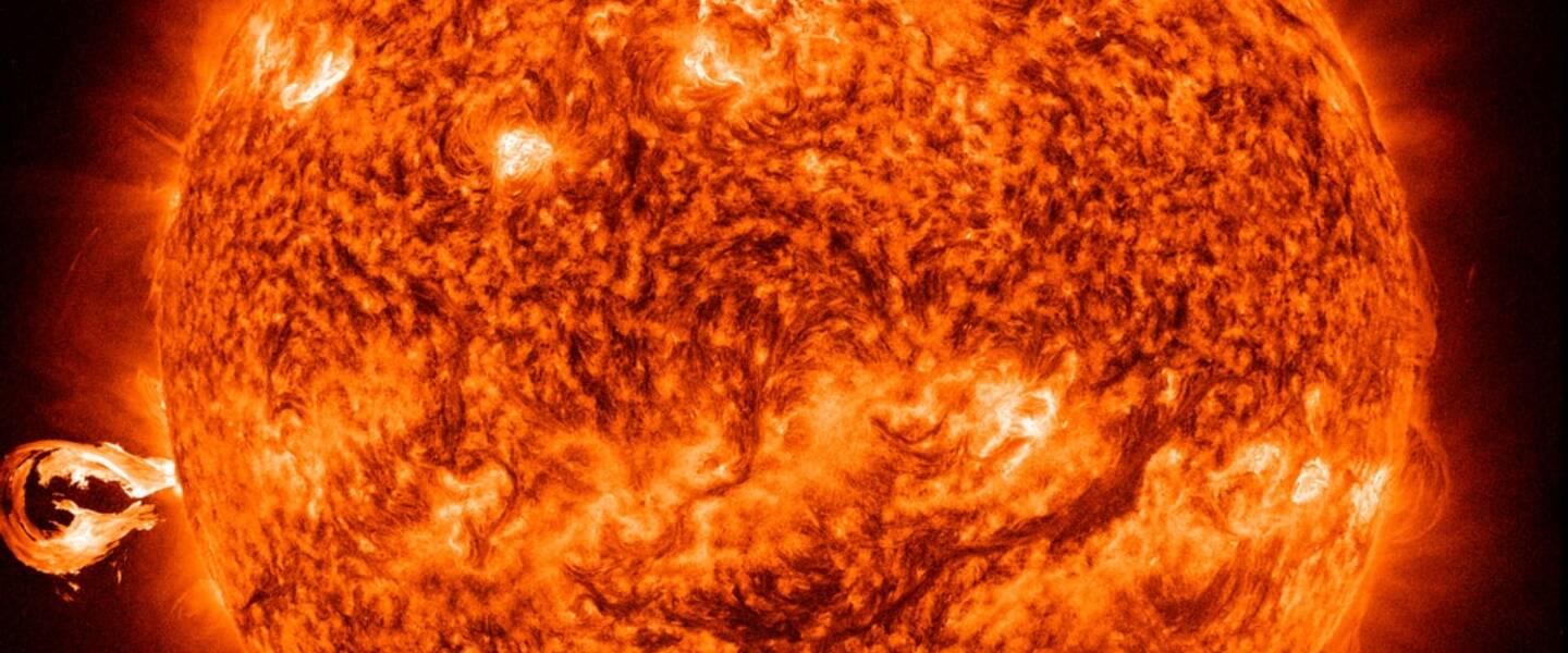 Opname van de zonne-uitbarsting op 7 februari 2023