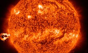 Opname van de zonne-uitbarsting op 7 februari 2023