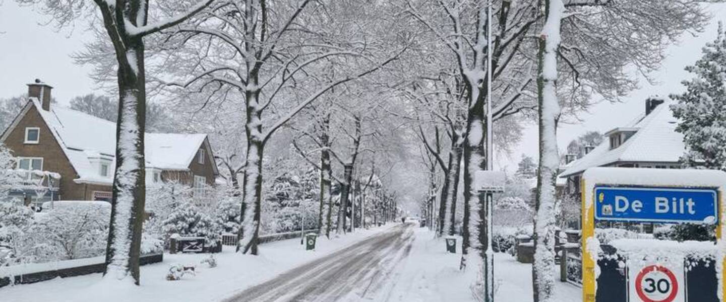 Sneeuw in De Bilt in januari 2026