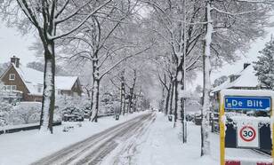 Sneeuw in De Bilt in januari 2026