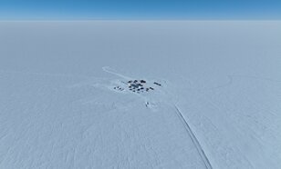 Kamp op Antarctica