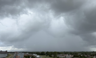 Zware bui boven Nederland